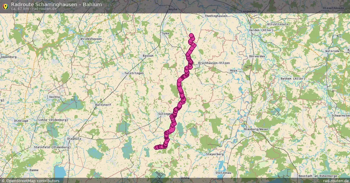 Radtour Scharringhausen – Bahlum