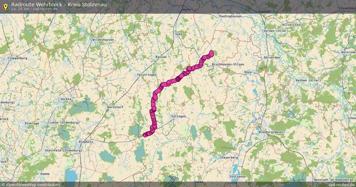 Radtour Wehrbleck – Kreis Stolzenau