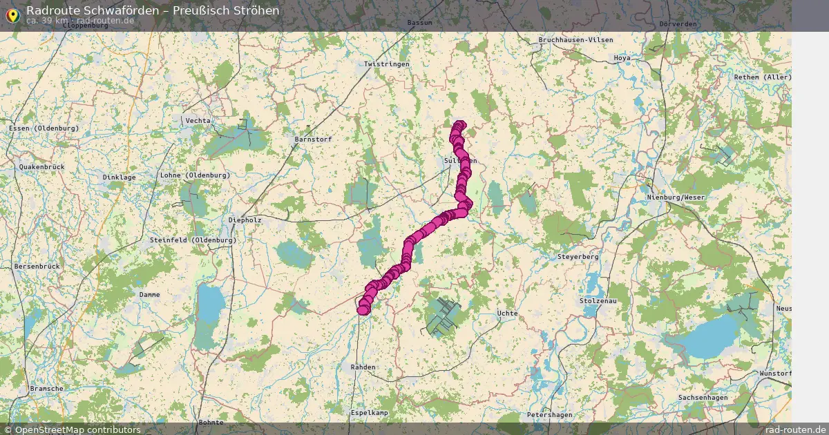 Radtour Schwaförden – Preußisch Ströhen