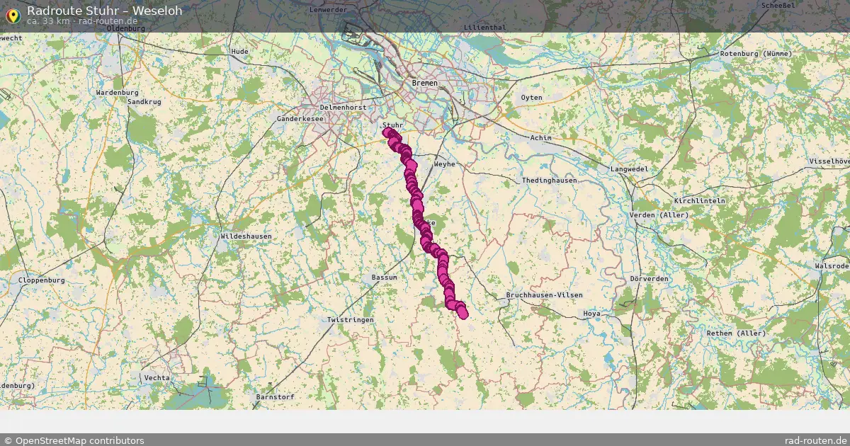 Radtour Stuhr – Weseloh