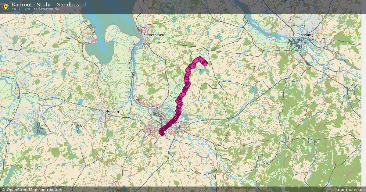 Radtour Stuhr – Sandbostel