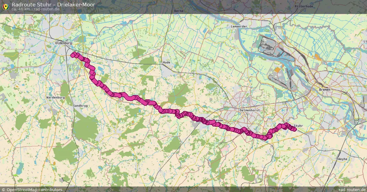 Radtour Stuhr – Drielaker-Moor