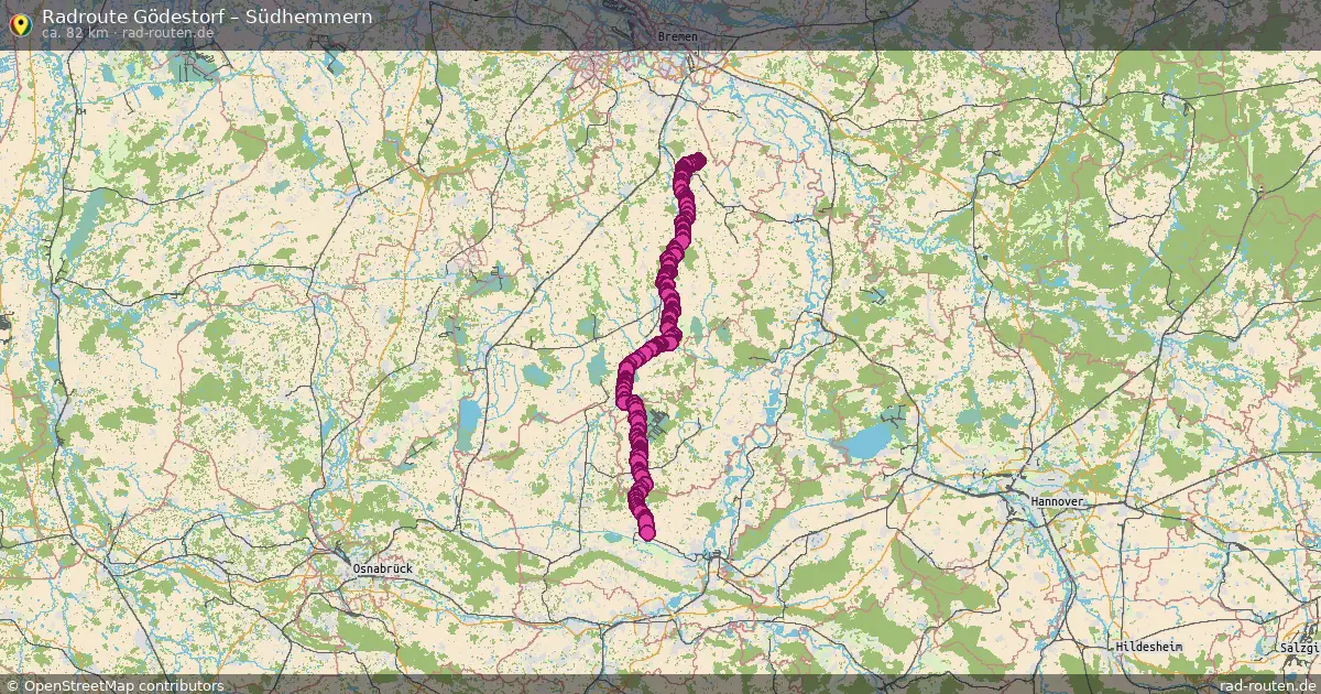 Fahrradroute Gödestorf – Südhemmern