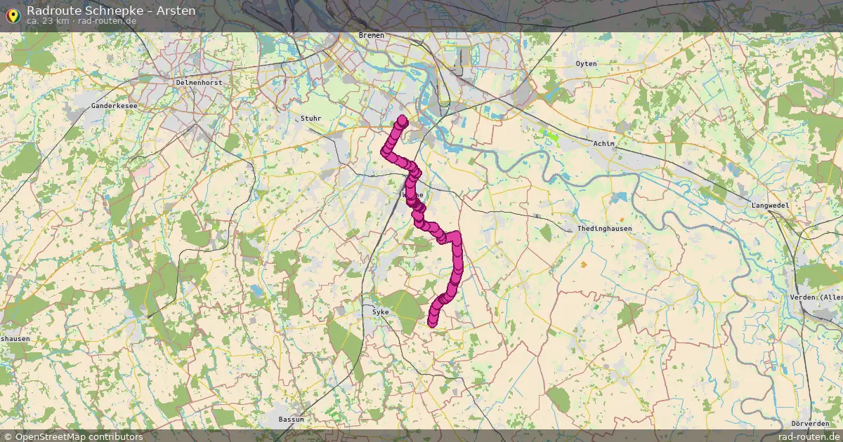 Radtour Schnepke – Arsten