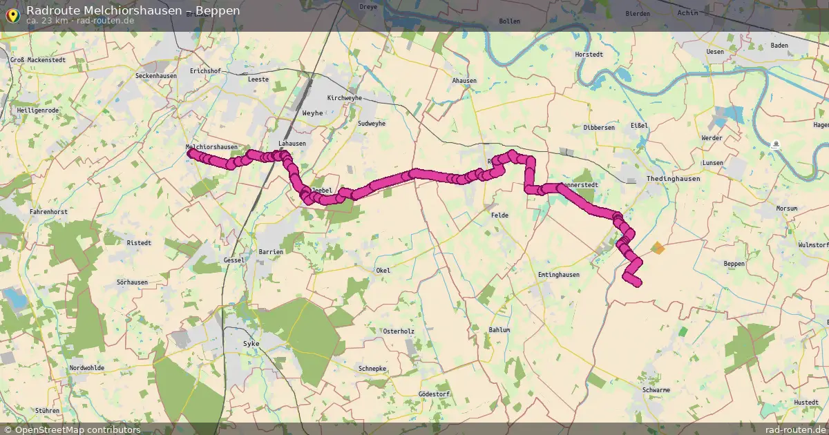Radtour Melchiorshausen – Beppen