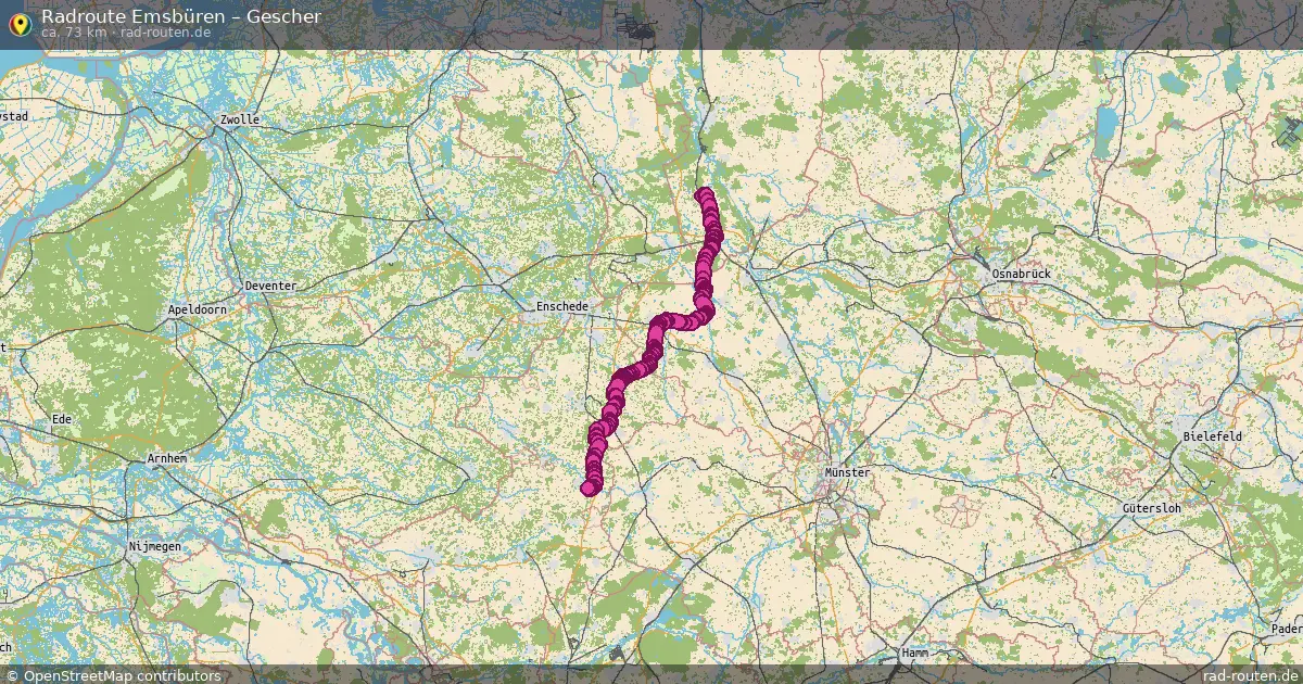 Radtour Emsbüren – Gescher