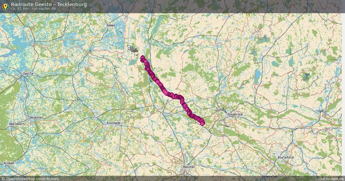 Radtour Geeste – Tecklenburg
