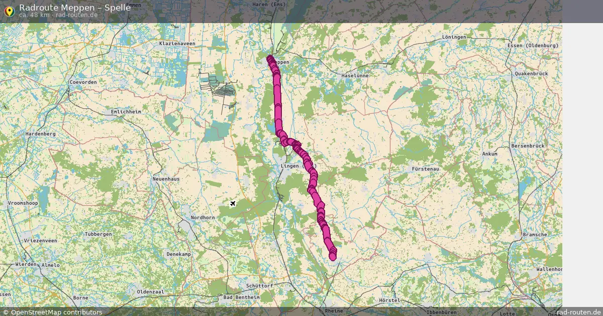 Radtour Meppen – Spelle