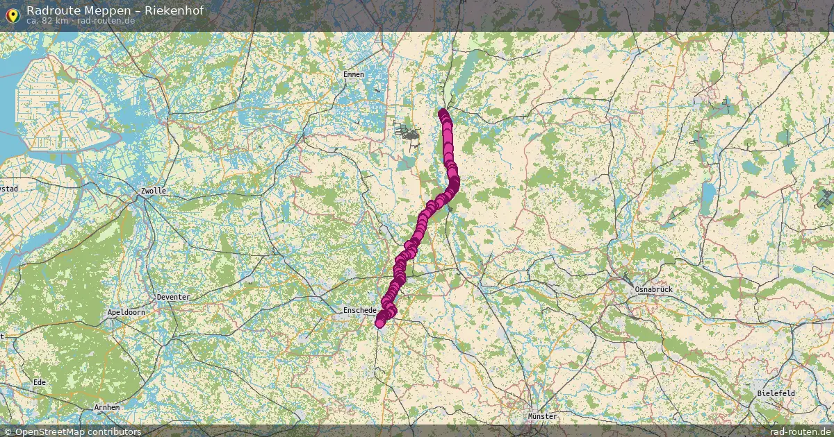 Fahrradroute Meppen – Riekenhof
