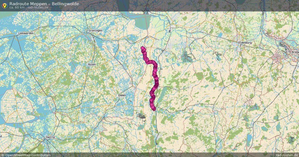 Radtour Meppen – Bellingwolde