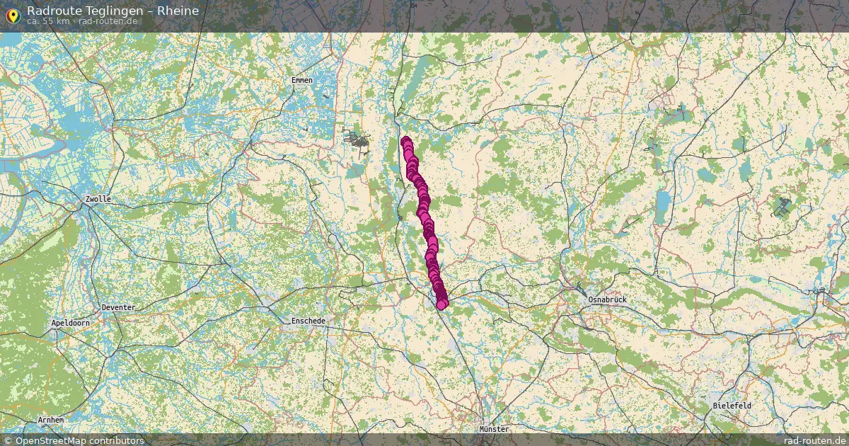 Radtour Teglingen – Rheine