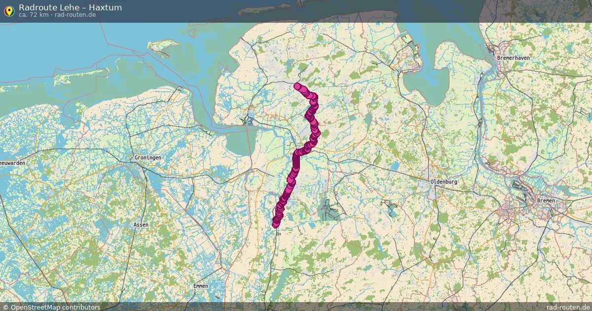 Radtour Lehe – Haxtum