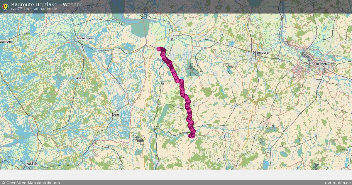 Radtour Herzlake – Weener
