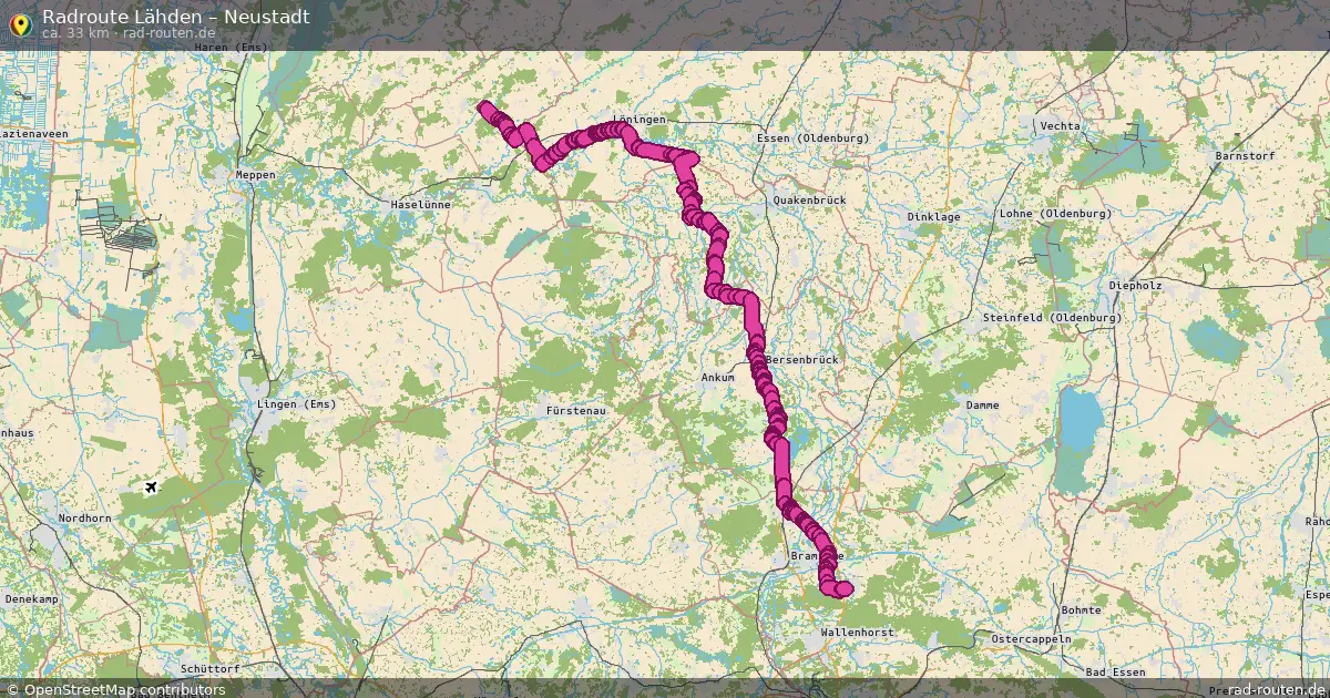 Radtour Lähden – Neustadt