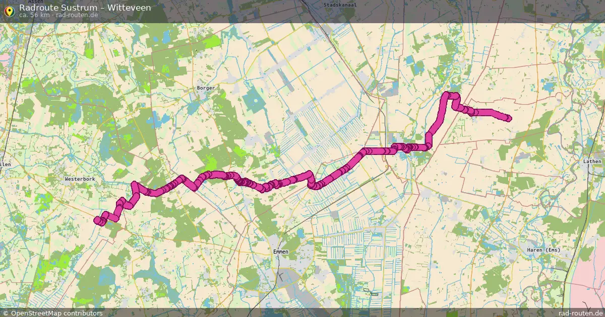 Radtour Sustrum – Witteveen