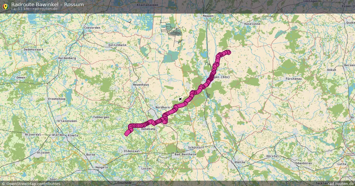 Radtour Bawinkel – Rossum