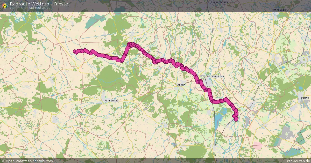 Radtour Wettrup – Rieste