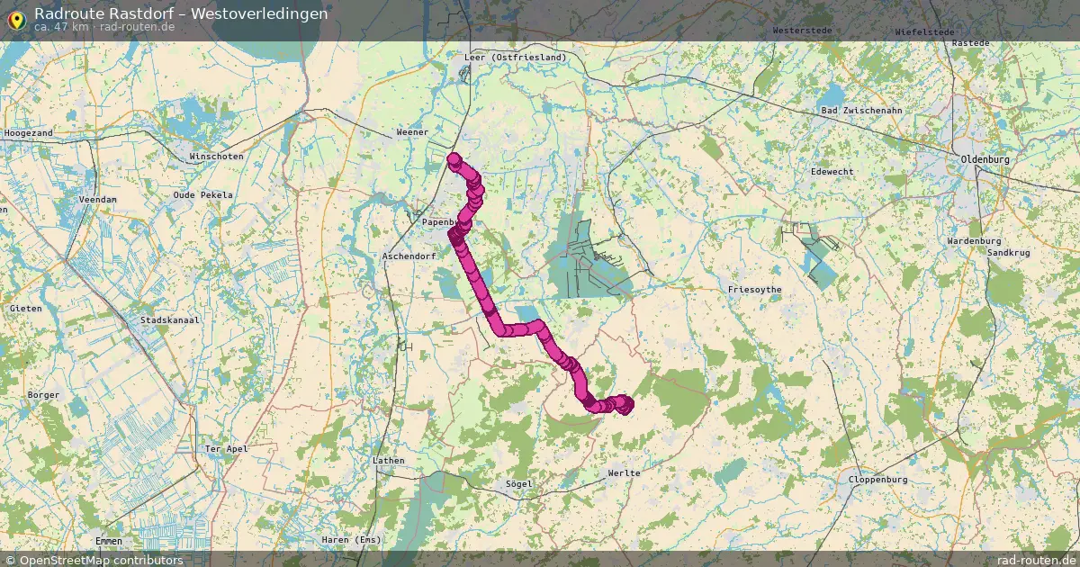 Radtour Rastdorf – Westoverledingen