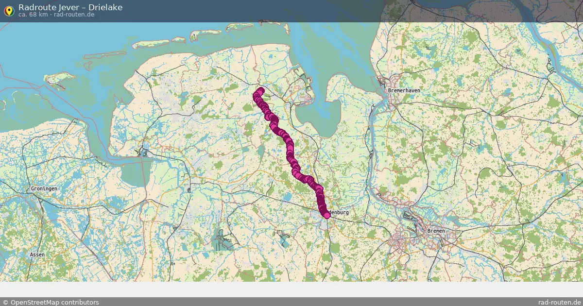 Radtour Jever – Drielake