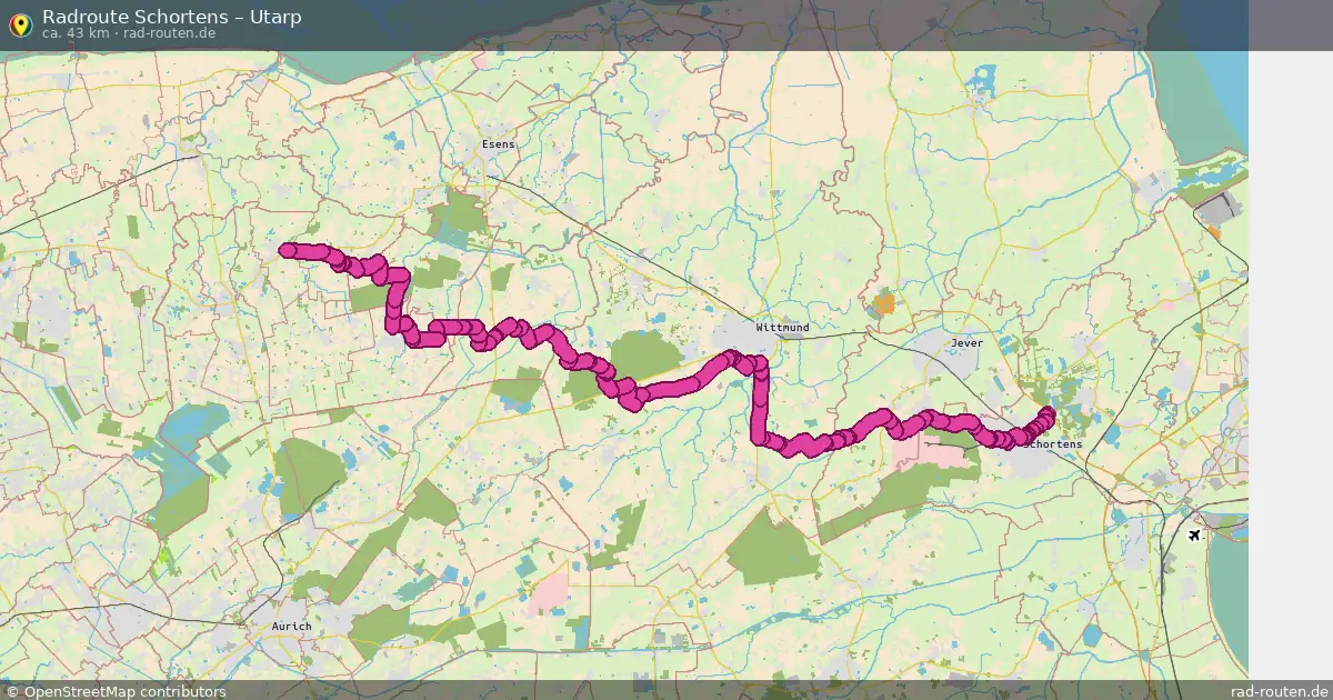 Radtour Schortens – Utarp