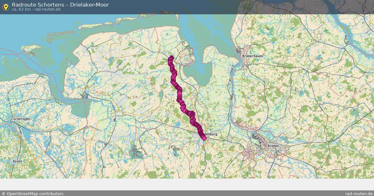 Radtour Schortens – Drielaker-Moor