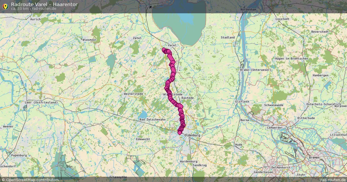 Radtour Varel – Haarentor