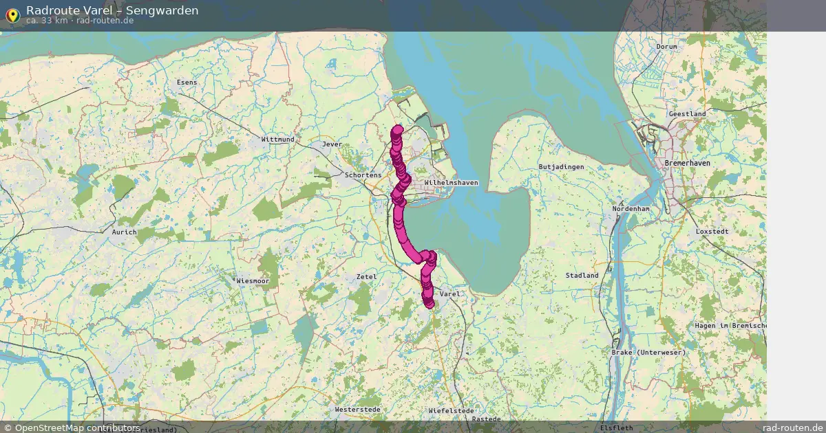 Radtour Varel – Sengwarden