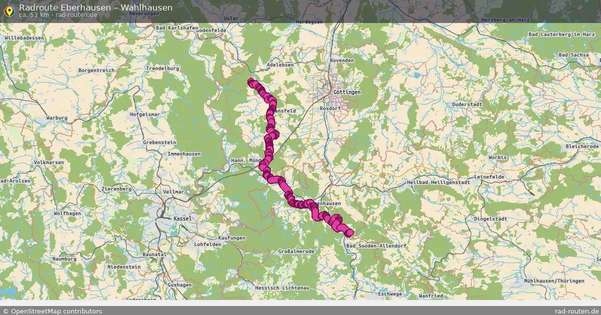 Radtour Eberhausen – Wahlhausen