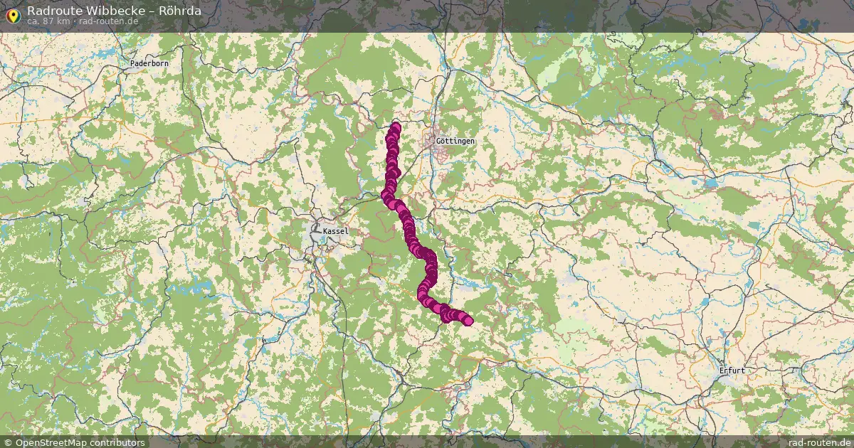 Fahrradroute Wibbecke – Röhrda