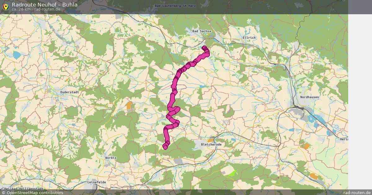 Radtour Neuhof – Buhla