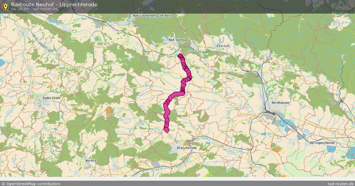 Radtour Neuhof – Lipprechterode