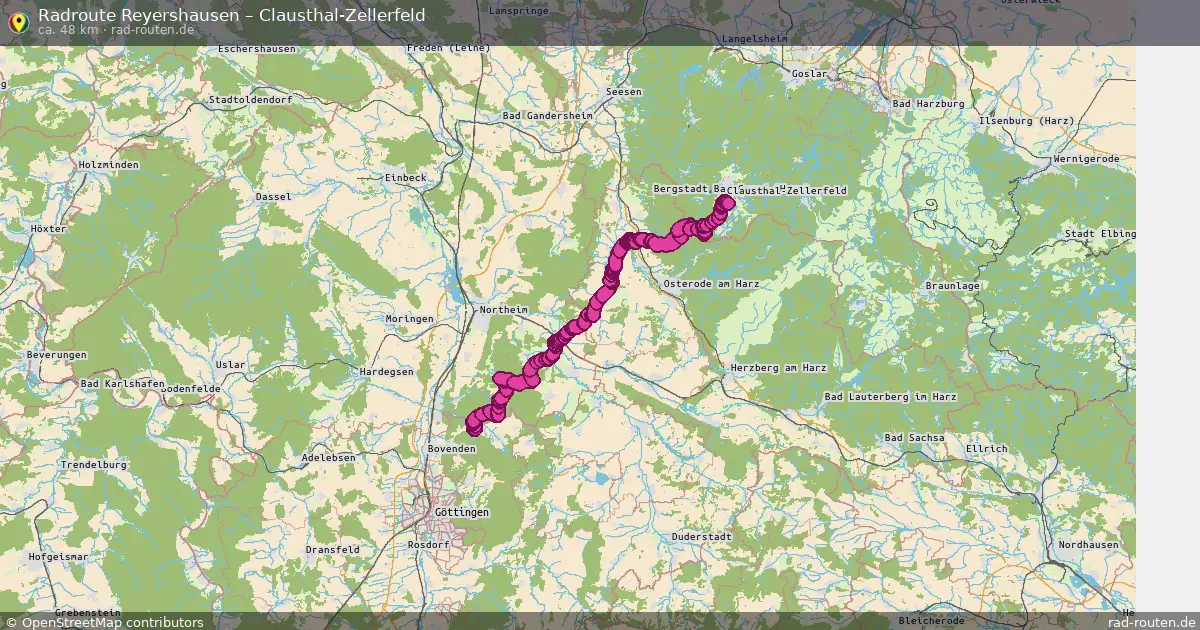 Radtour Reyershausen – Clausthal-Zellerfeld