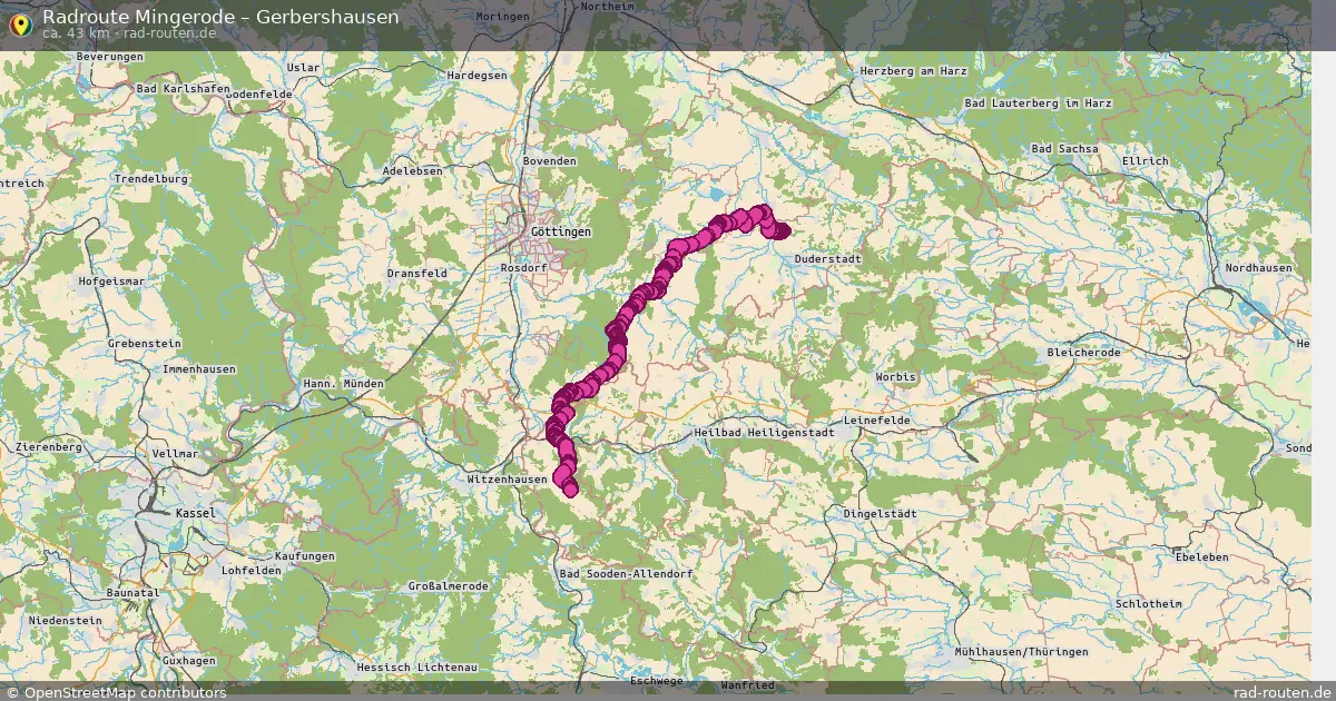 Radtour Mingerode – Gerbershausen