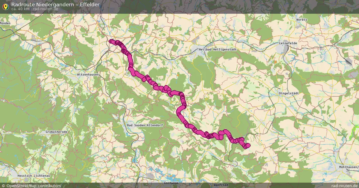 Radtour Niedergandern – Effelder
