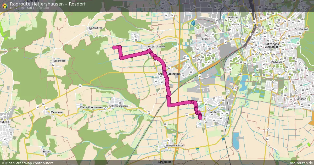 Radtour Hetjershausen – Rosdorf