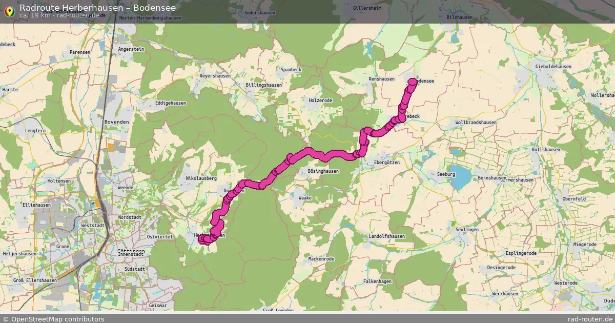 Radtour Herberhausen – Bodensee