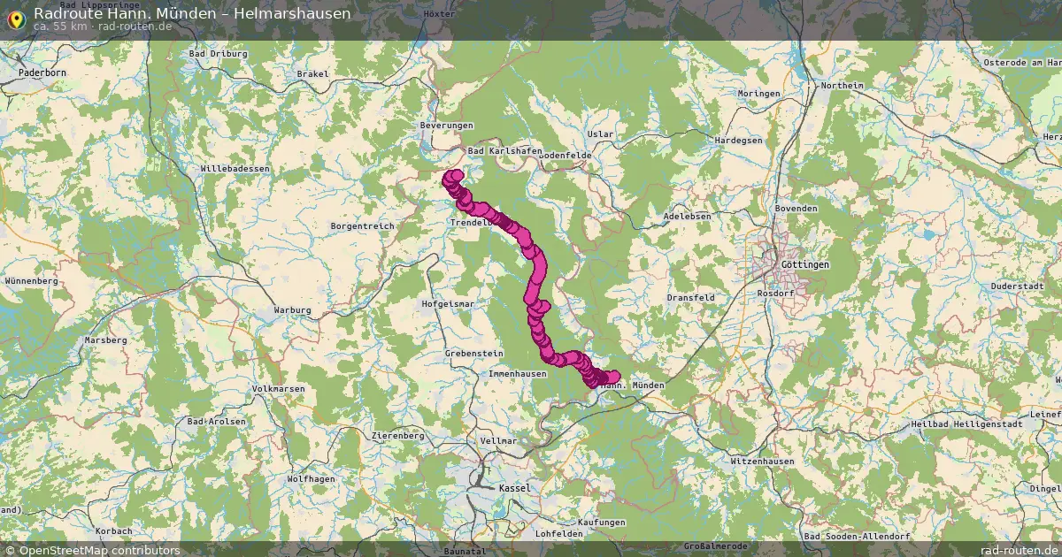 Radtour Hann. Münden – Helmarshausen