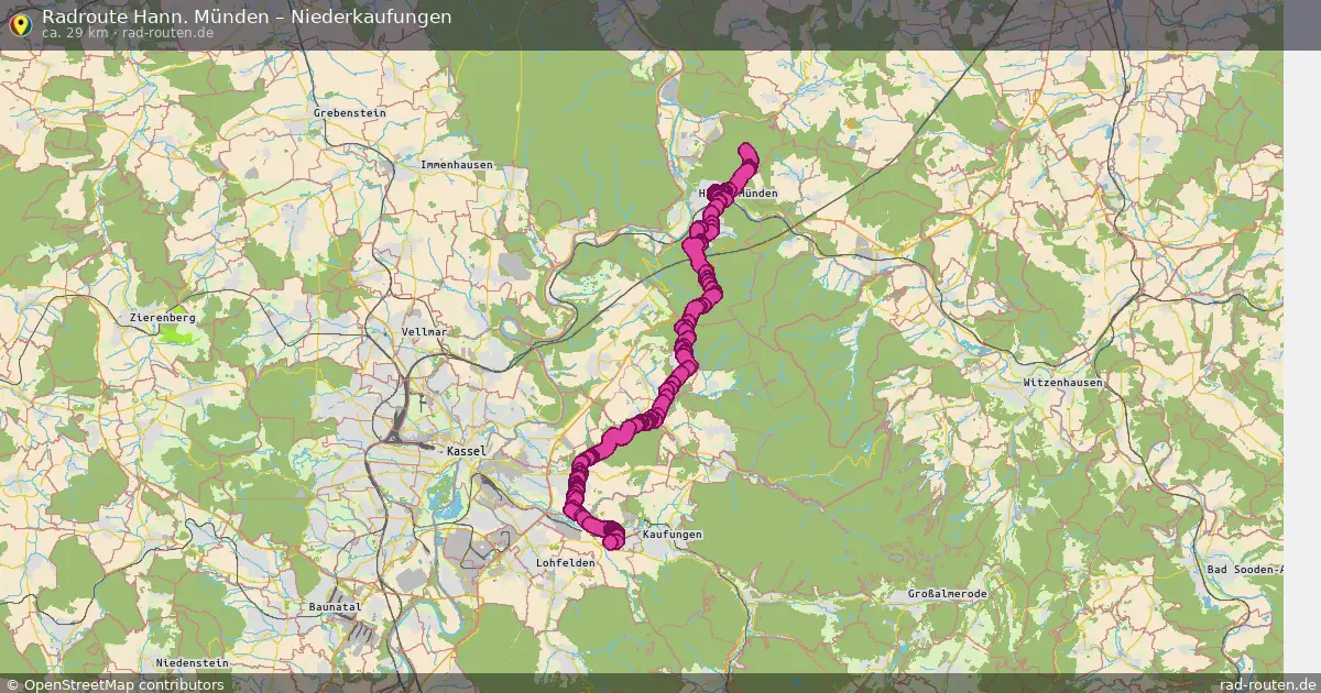 Radtour Hann. Münden – Niederkaufungen