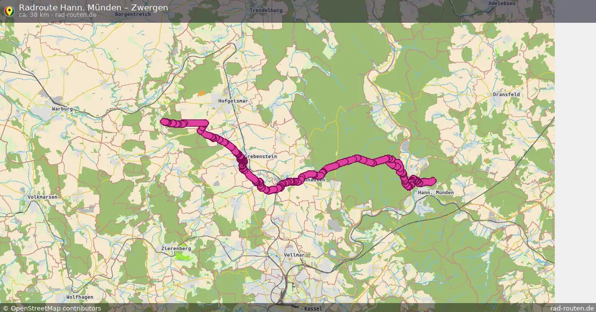 Radtour Hann. Münden – Zwergen