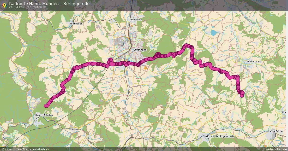 Radtour Hann. Münden – Berlingerode