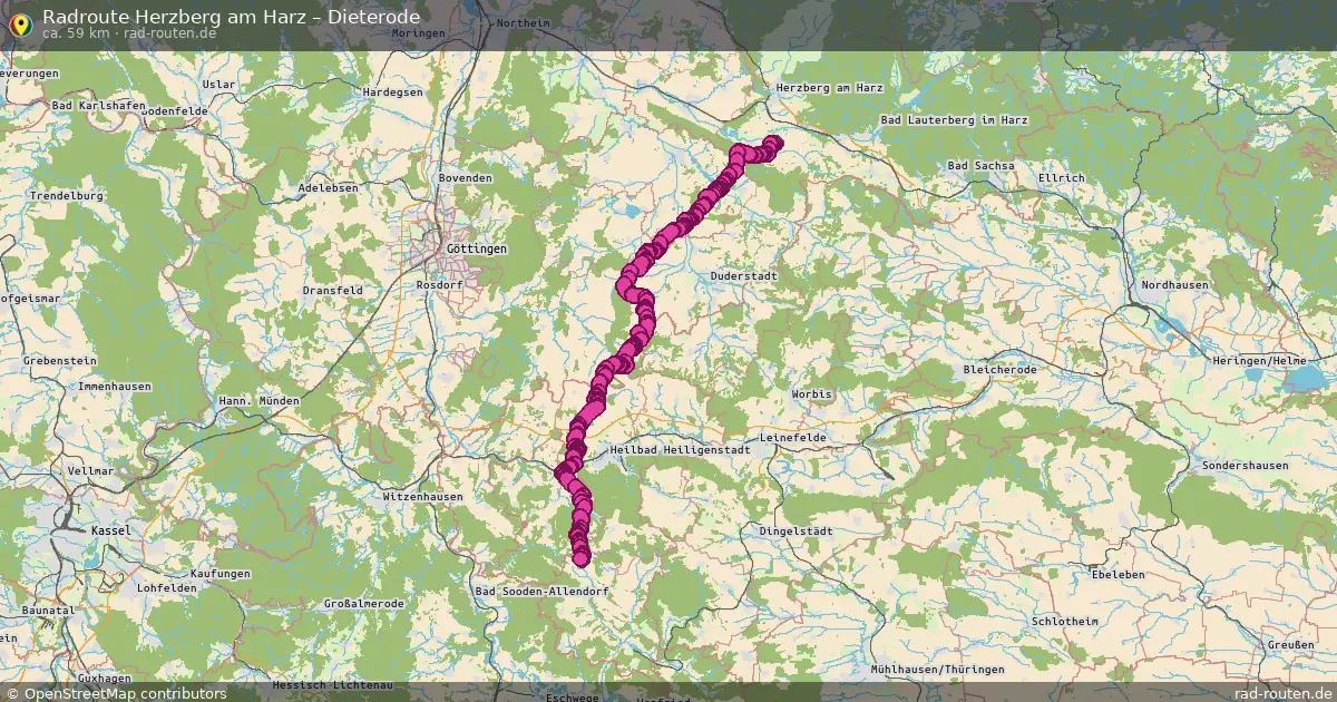 Radtour Herzberg Am Harz – Dieterode