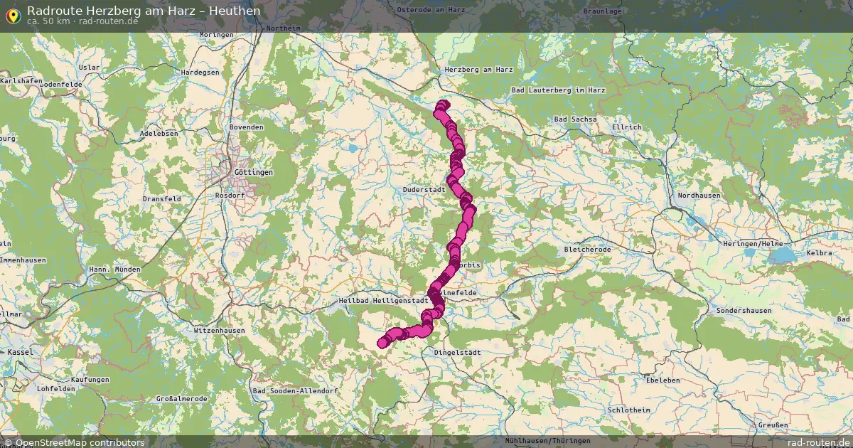 Radtour Herzberg Am Harz – Heuthen