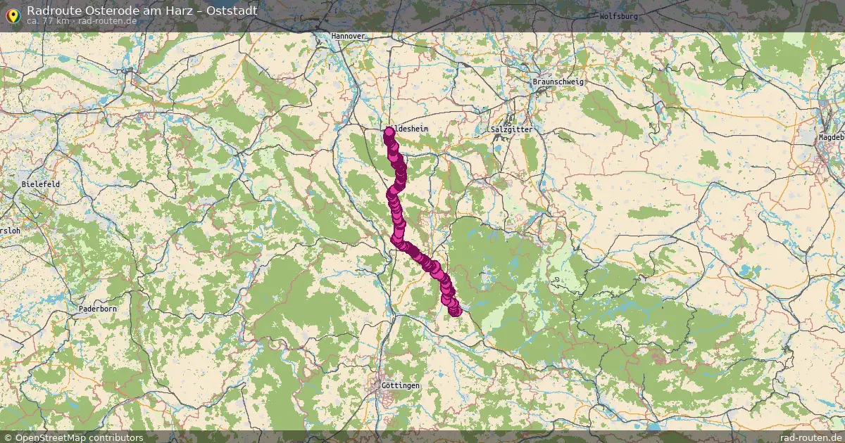 Radtour Osterode Am Harz – Oststadt