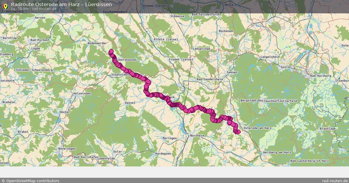 Radtour Osterode Am Harz – Lüerdissen
