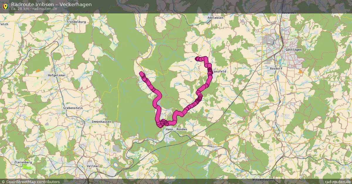 Radtour Imbsen – Veckerhagen