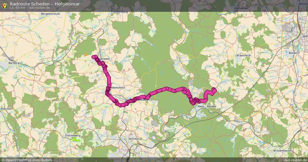 Radtour Scheden – Hofgeismar