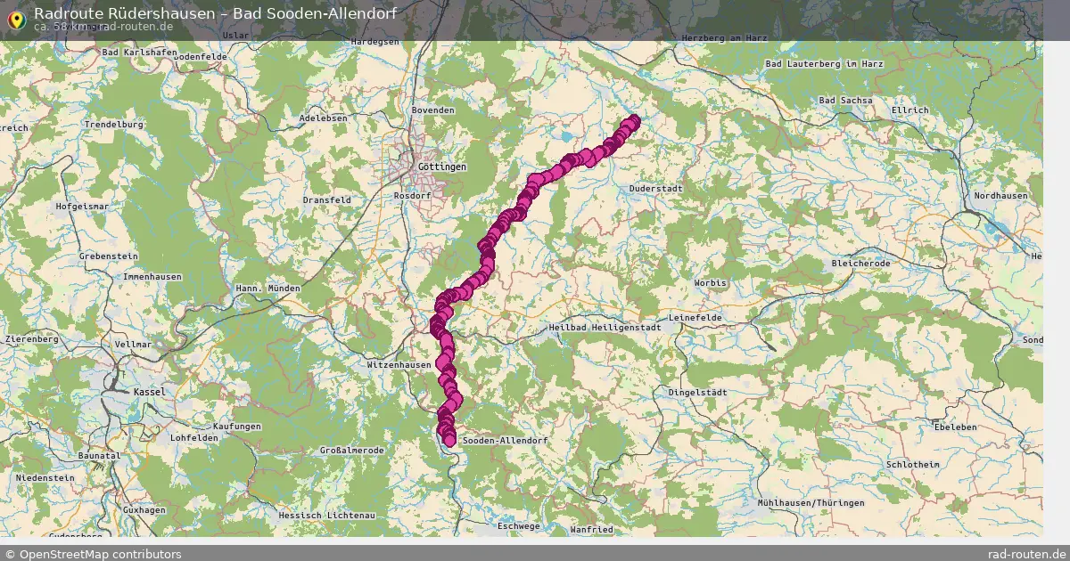 Radtour Rüdershausen – Bad Sooden-Allendorf