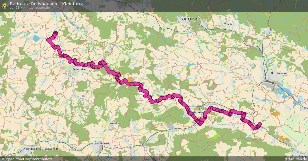 Radtour Rollshausen – Kleinfurra
