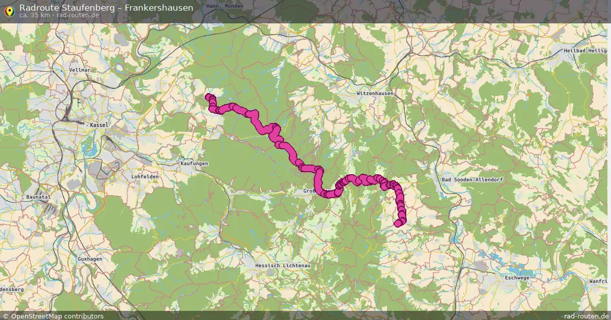 Radtour Staufenberg – Frankershausen