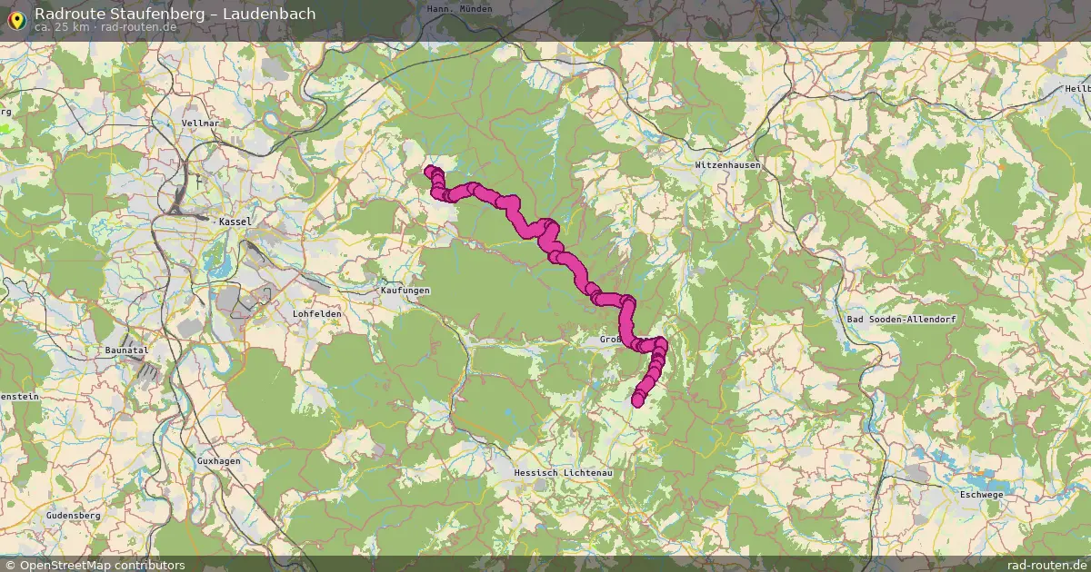 Radtour Staufenberg – Laudenbach